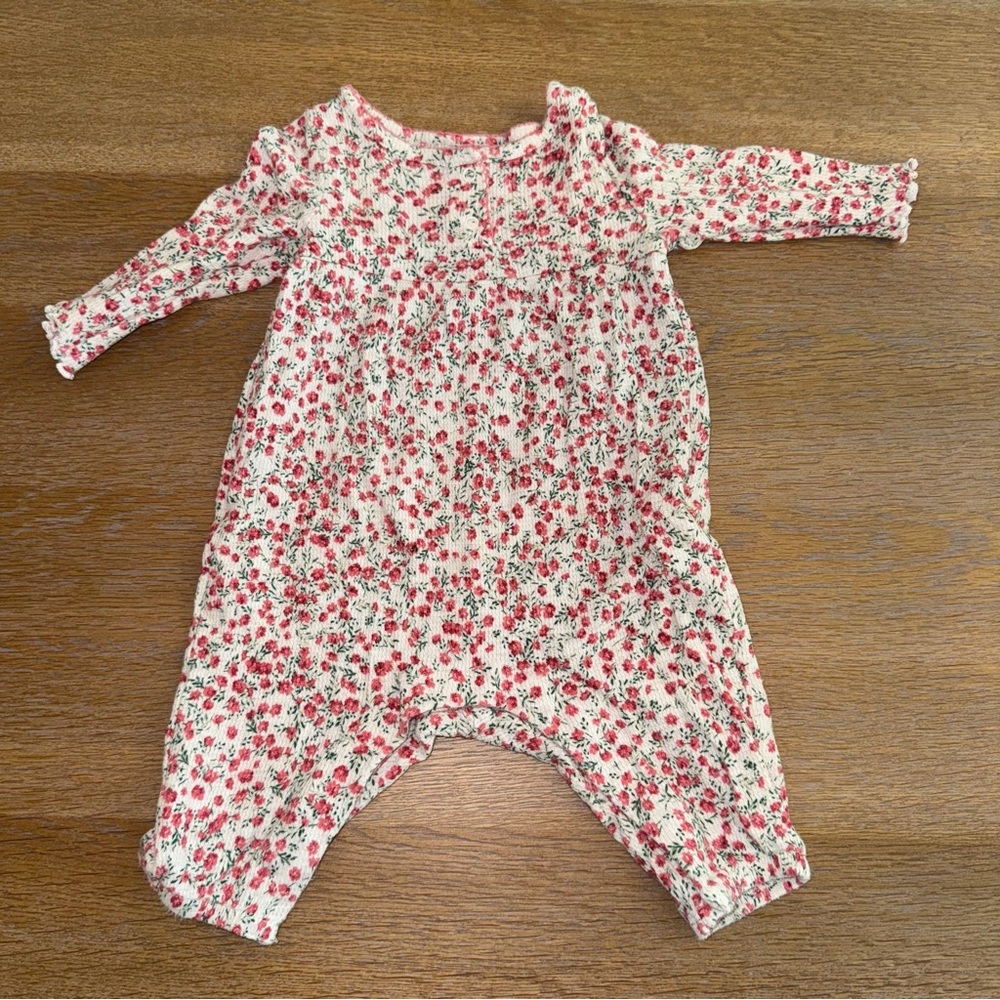 Old Navy Floral Long Sleeve Jumpsuit for Baby.